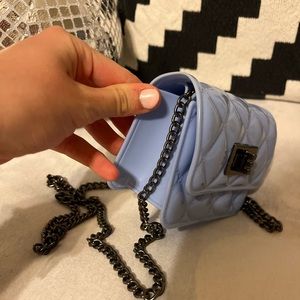 Small cute blue bag
